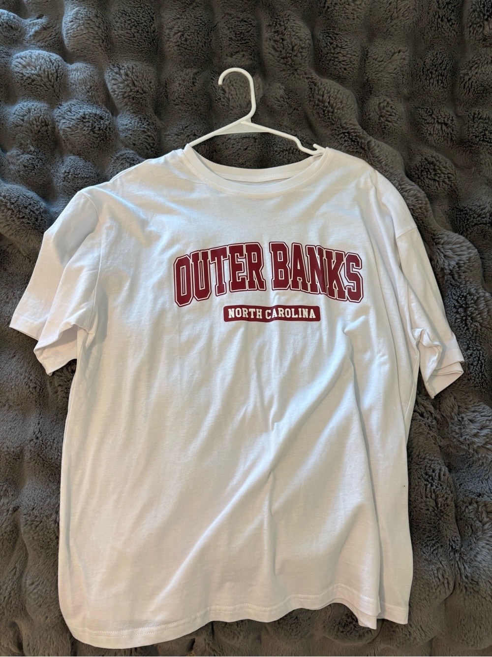 Shein Outer Banks North Carolina Oversized Graphic Tee